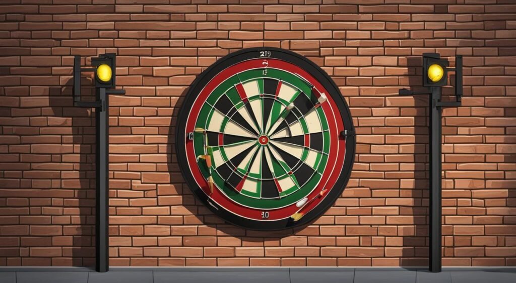 Outdoor Dartboard Setup